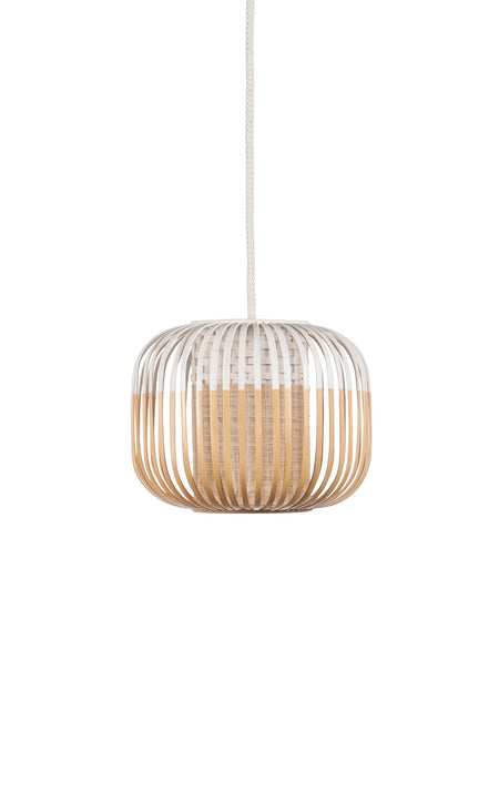 White Bamboo hanging lamp