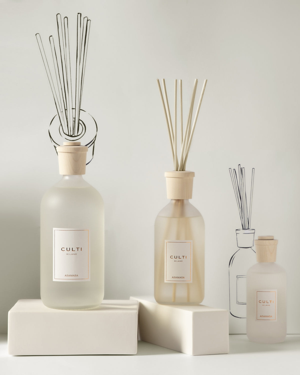 STILE - ARAMARA scented diffuser with notes of bitter orange, bergamot, and sandalwood