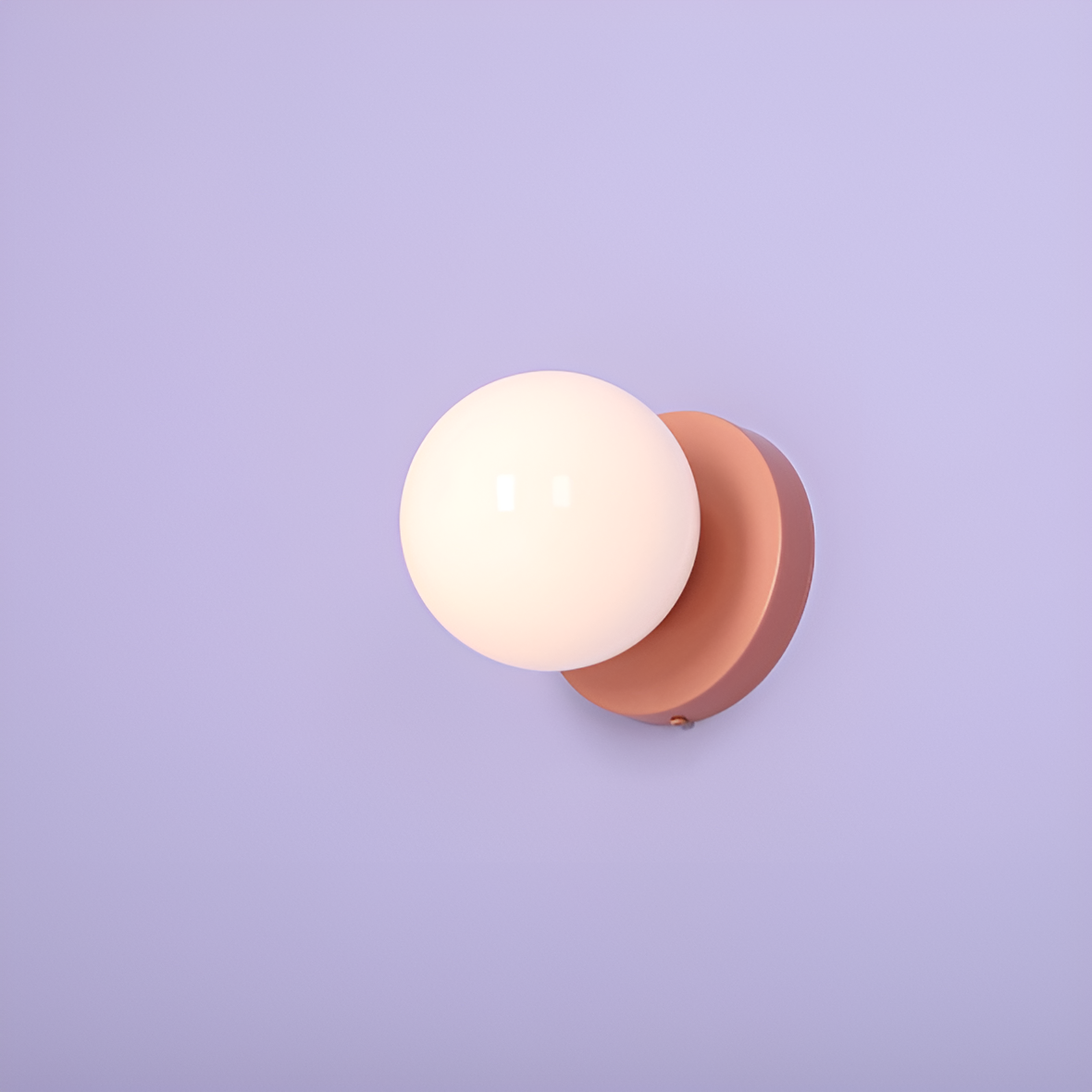 Wandleuchte BALL DUO rosa