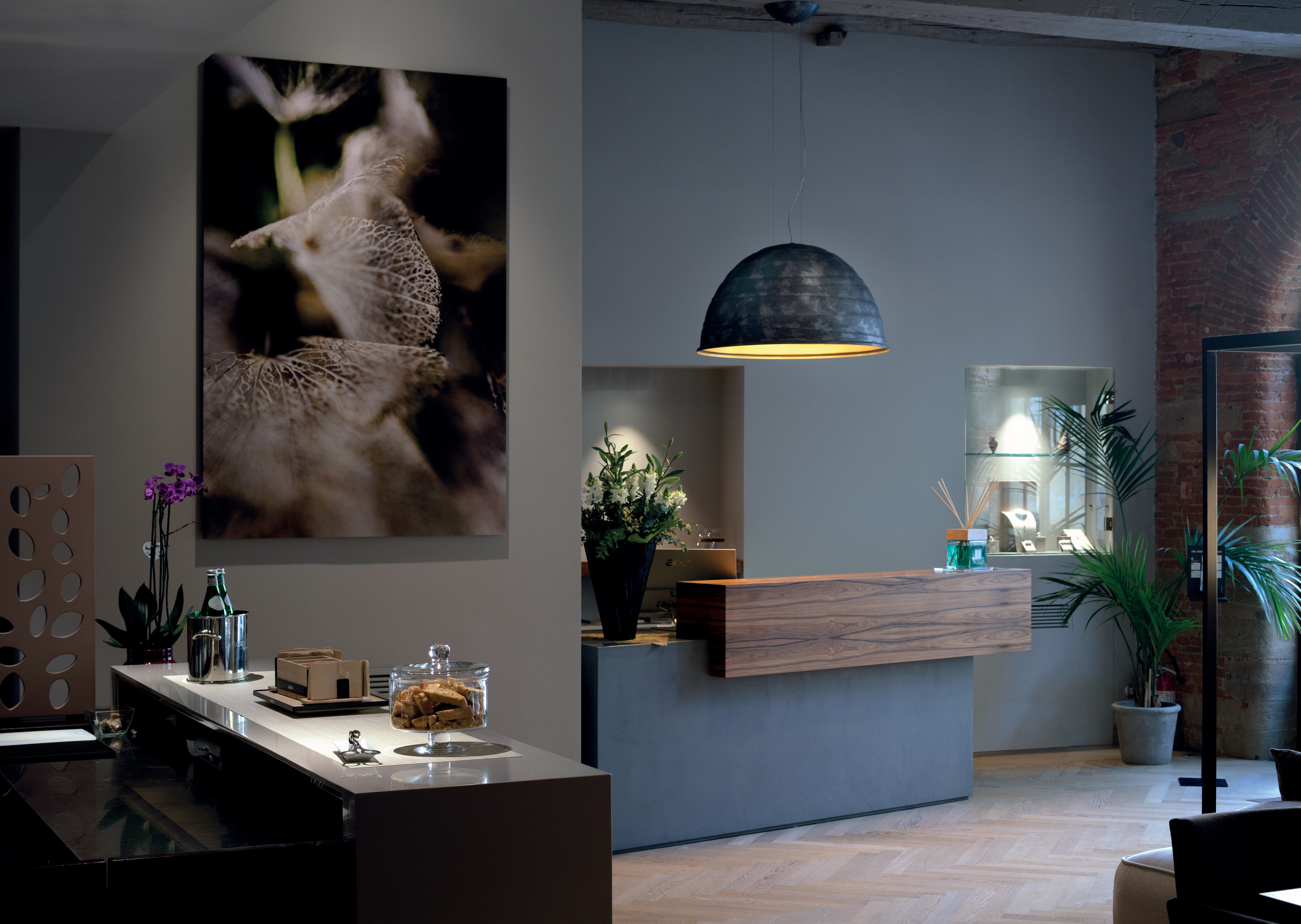 Metallic BABELE pendant lamp