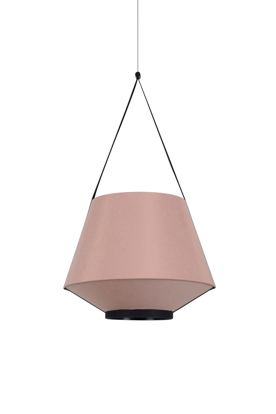 Carrie pink hanging lamp