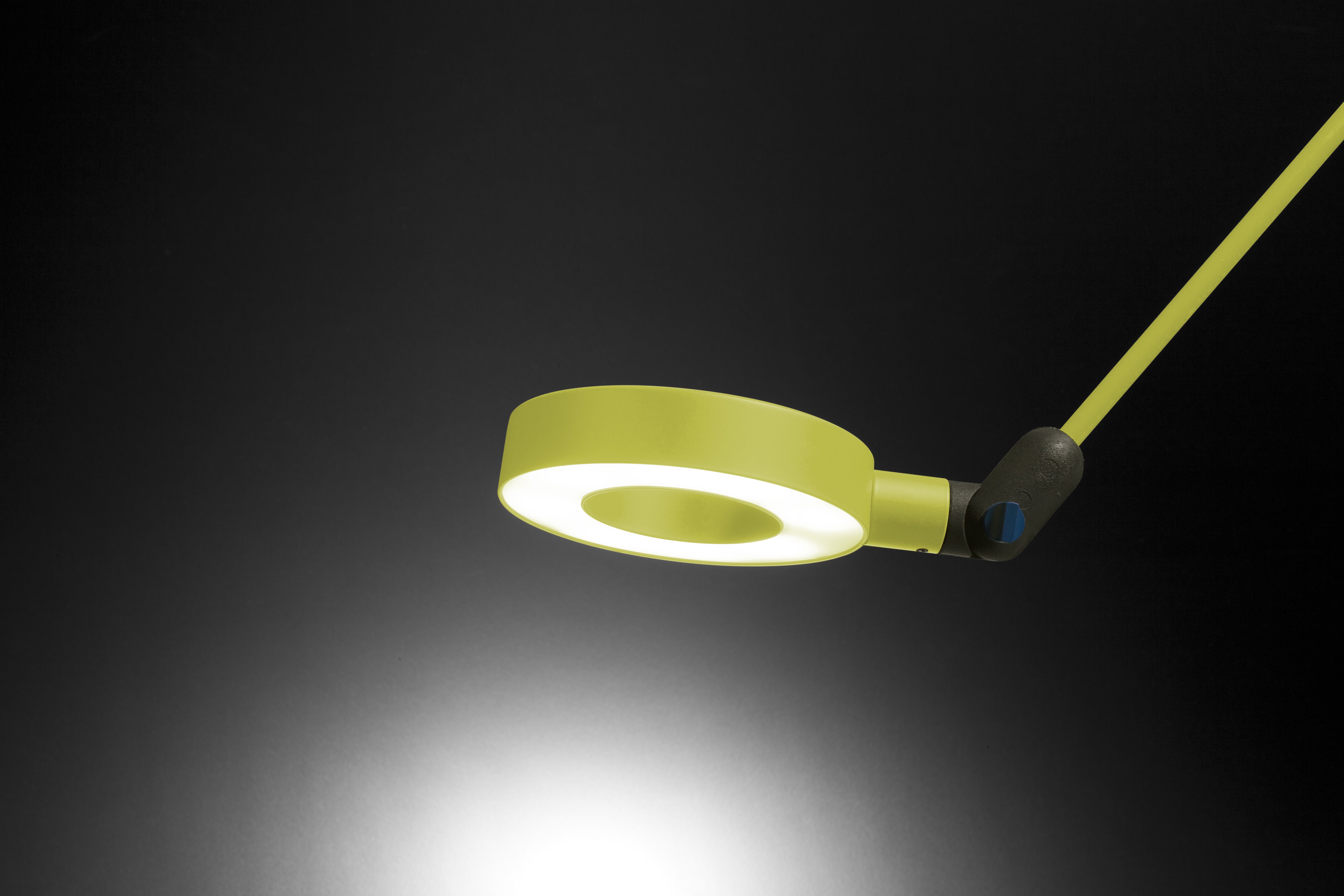 Lampa biurkowa L'AMICA zielony z czarnym i niebieskim