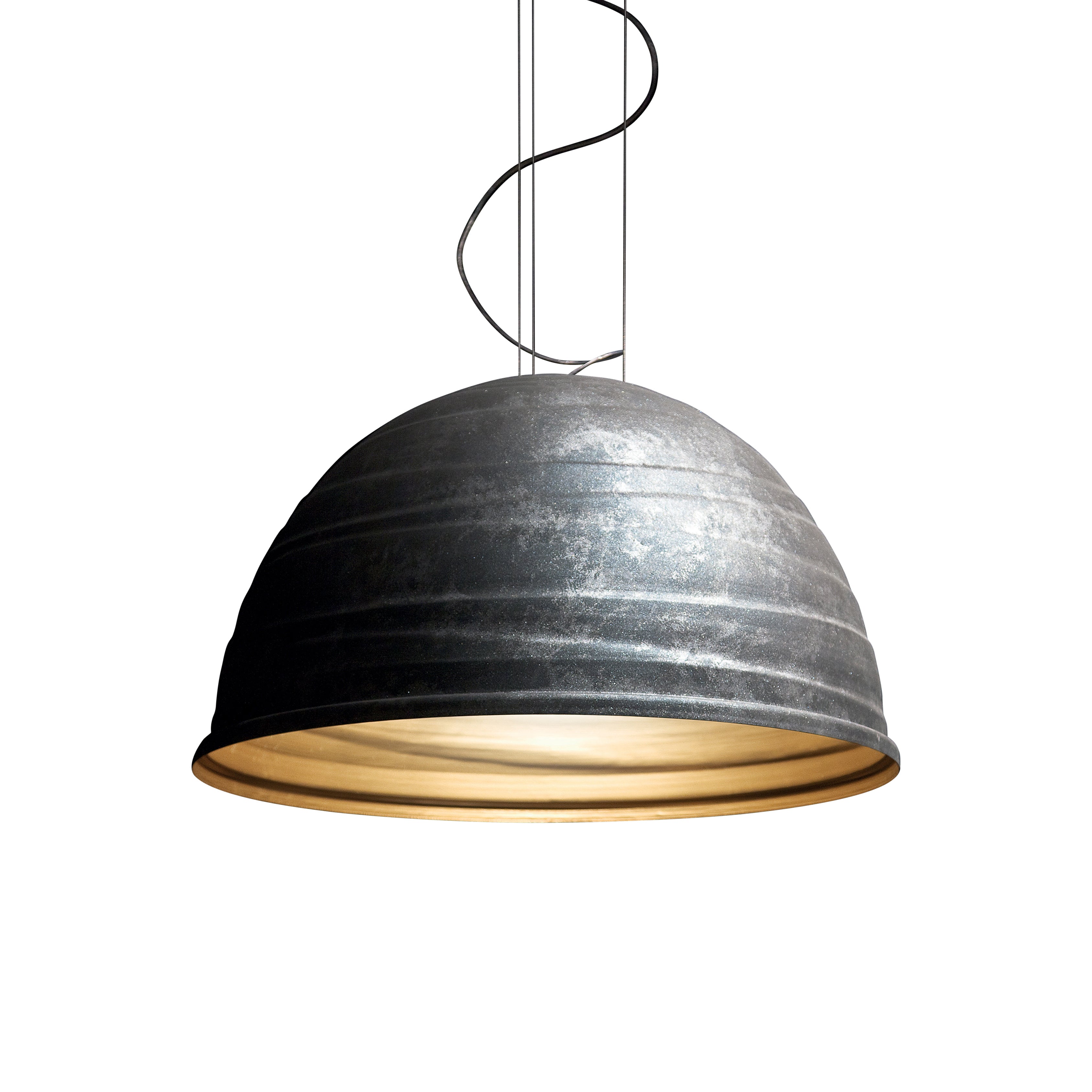 Metallic BABELE pendant lamp