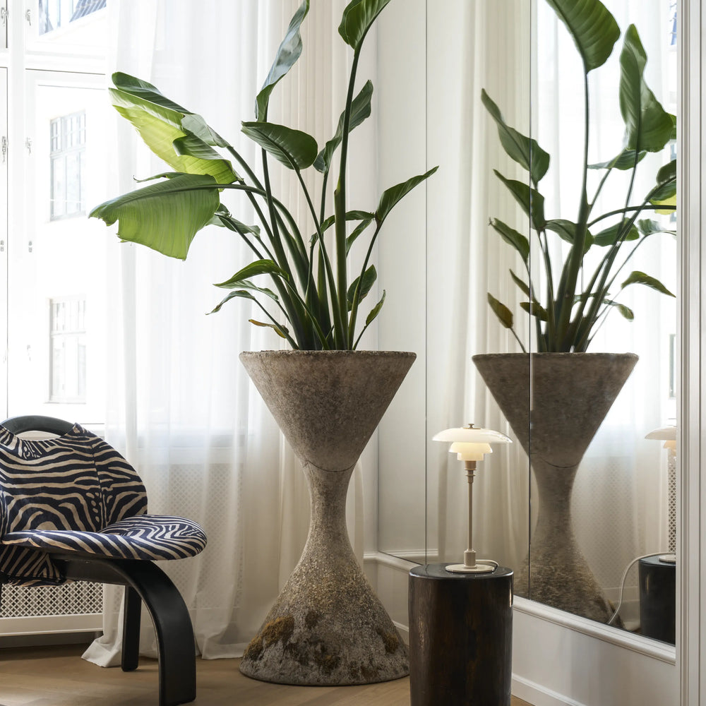PH 2/1 Table Lamp in White with Beige Base