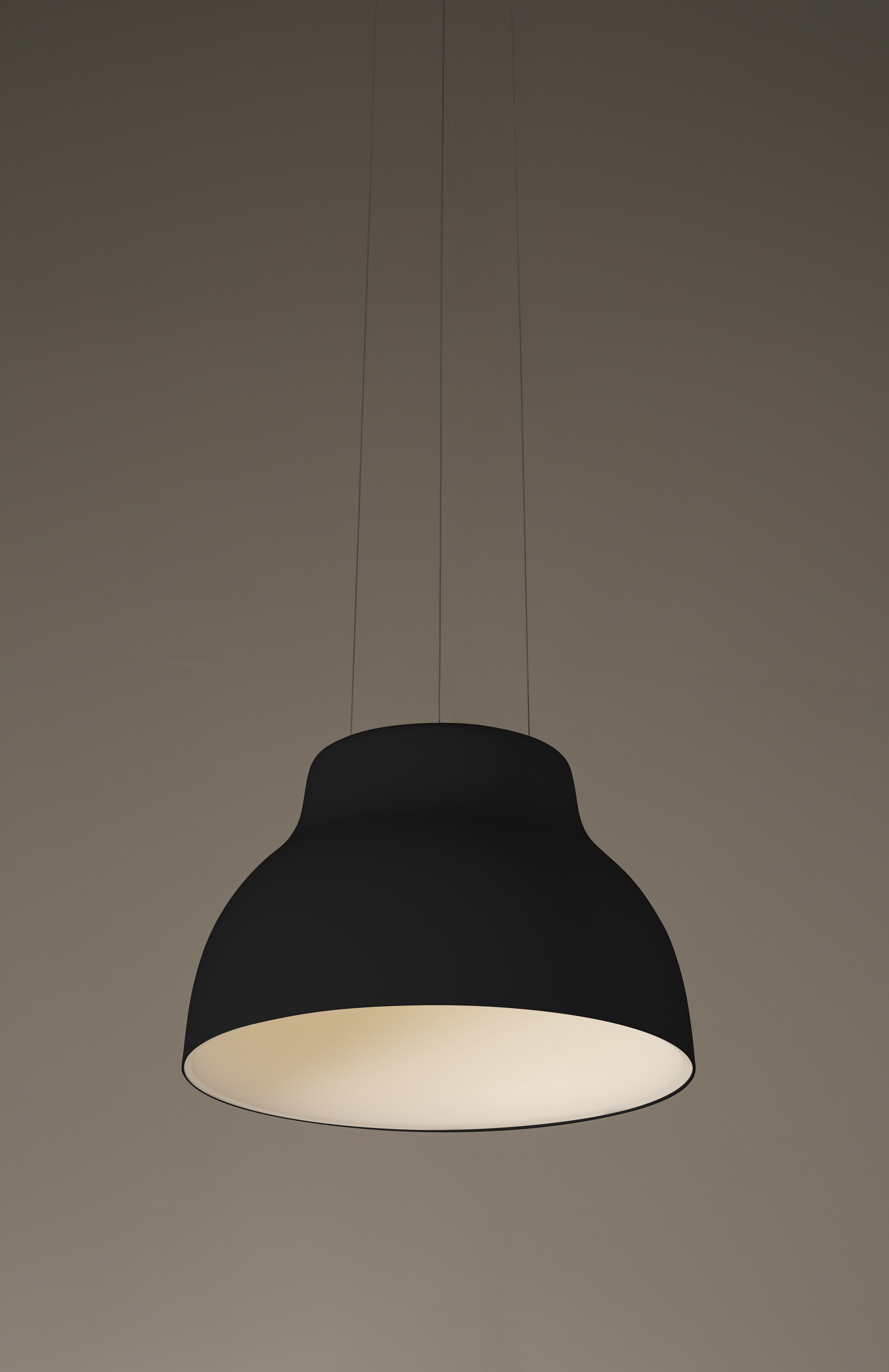 CICALA Pendant Lamp, embossed white