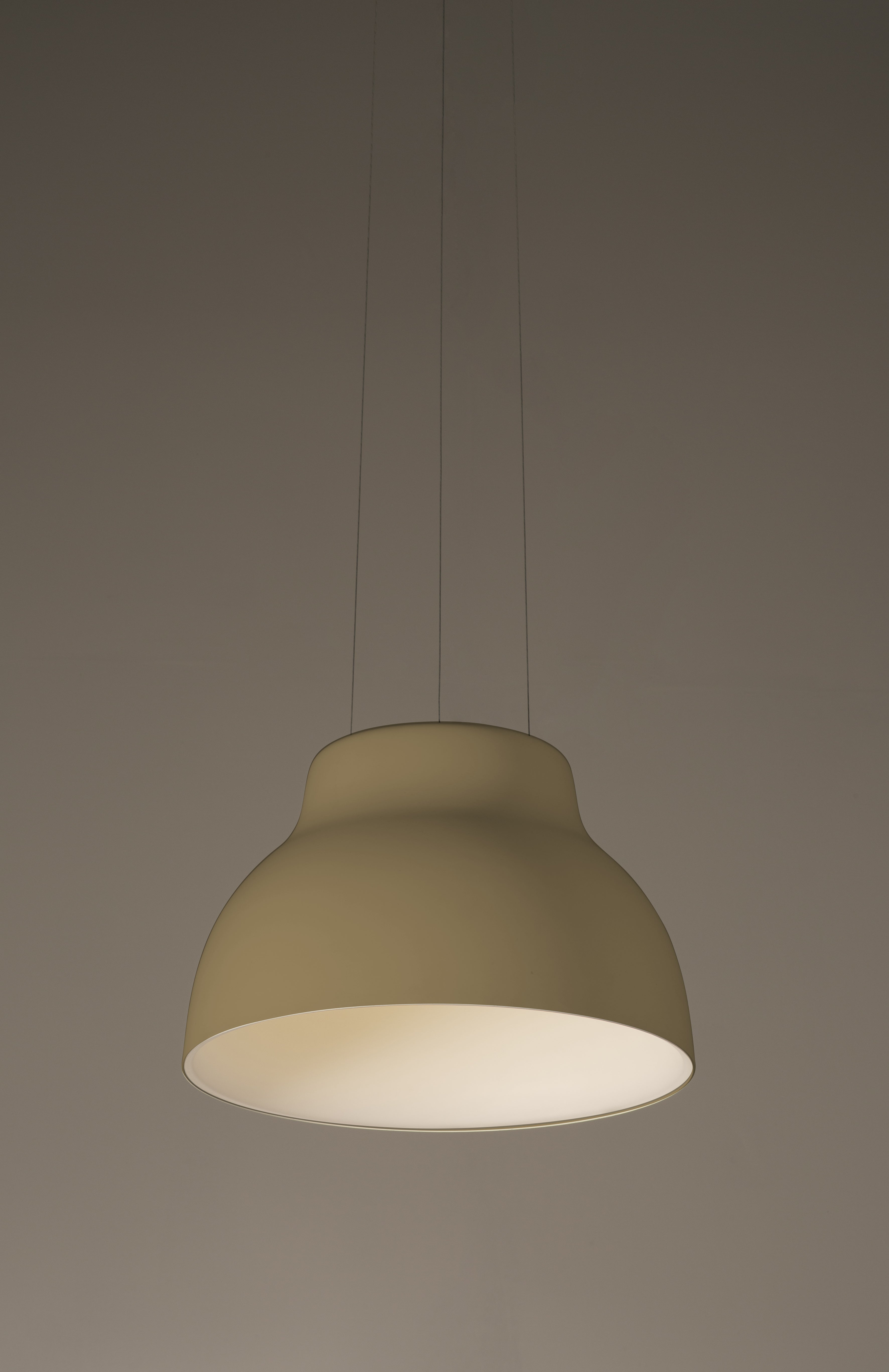 CICALA Pendant Lamp, embossed white