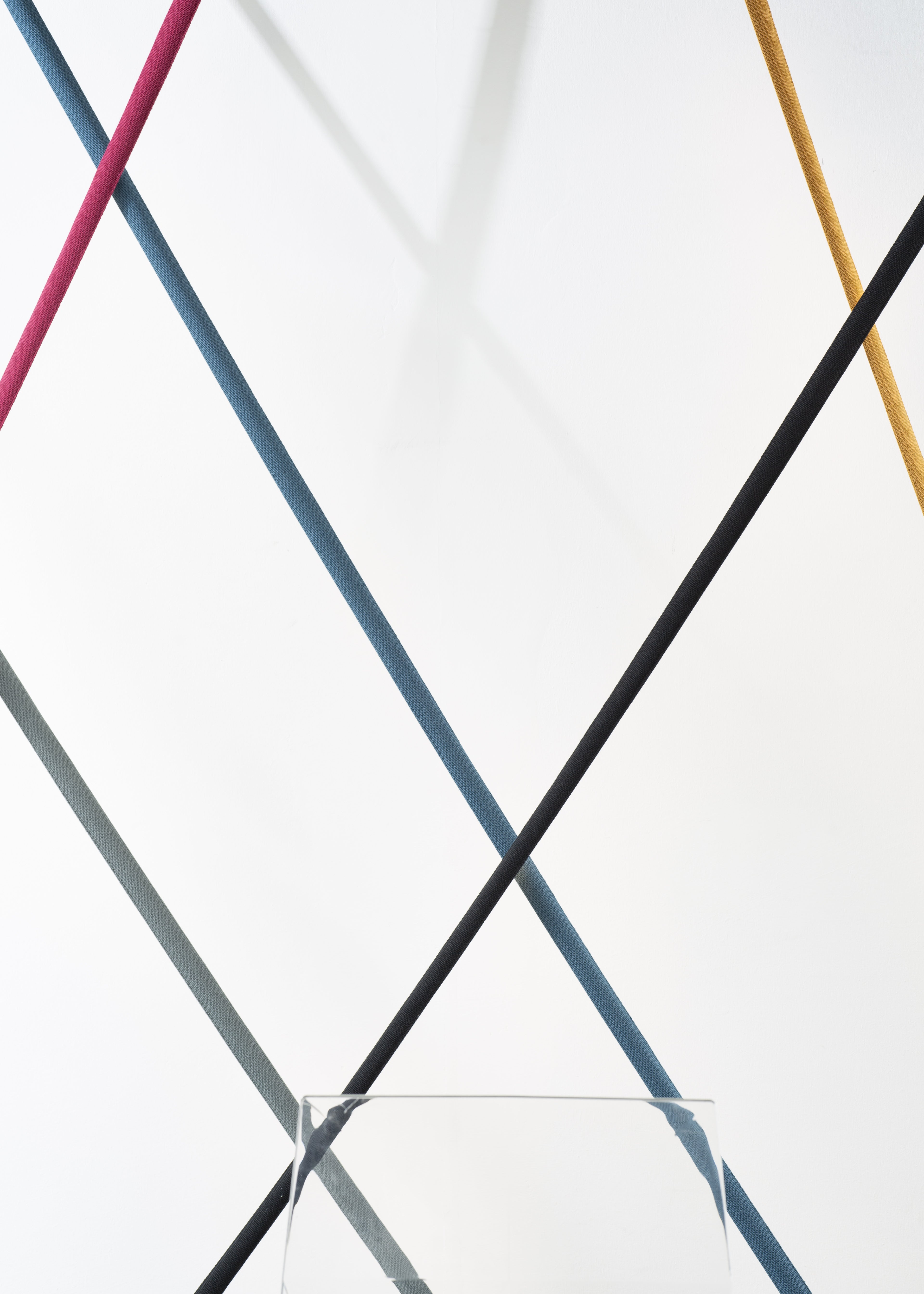 ELASTICA blue floor lamp