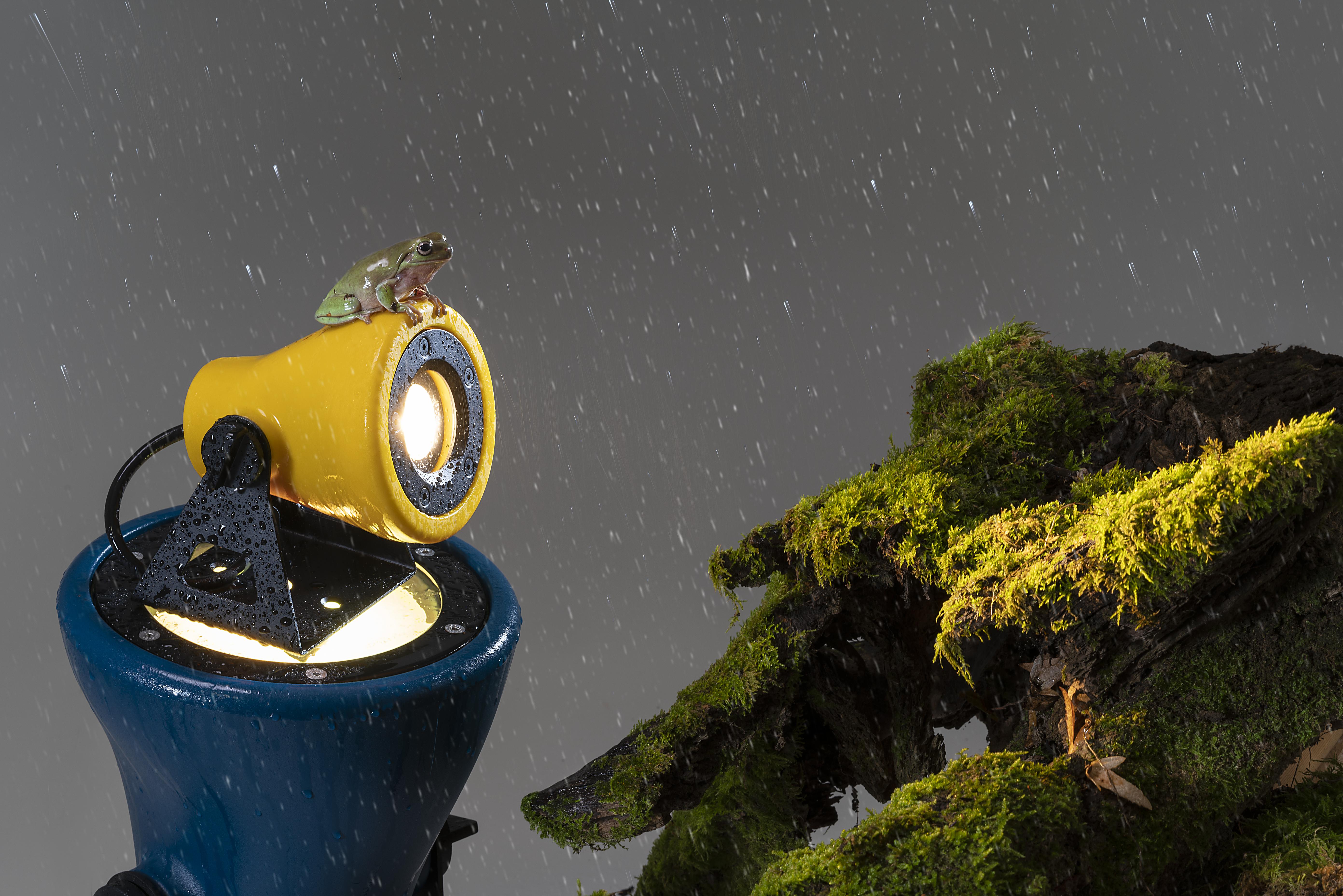 FROG Yellow Outdoor Floor Lamp