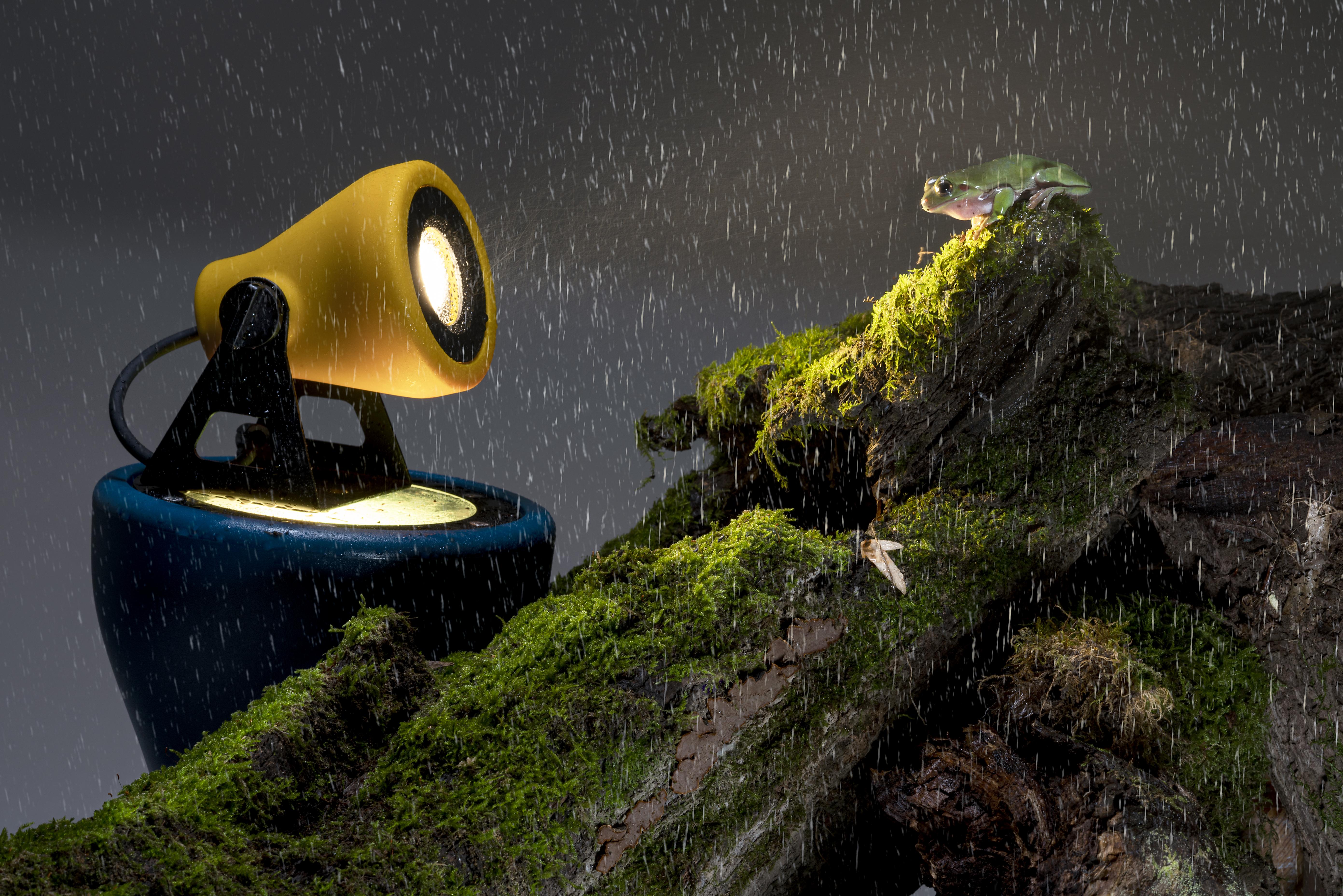 FROG Yellow Outdoor Floor Lamp