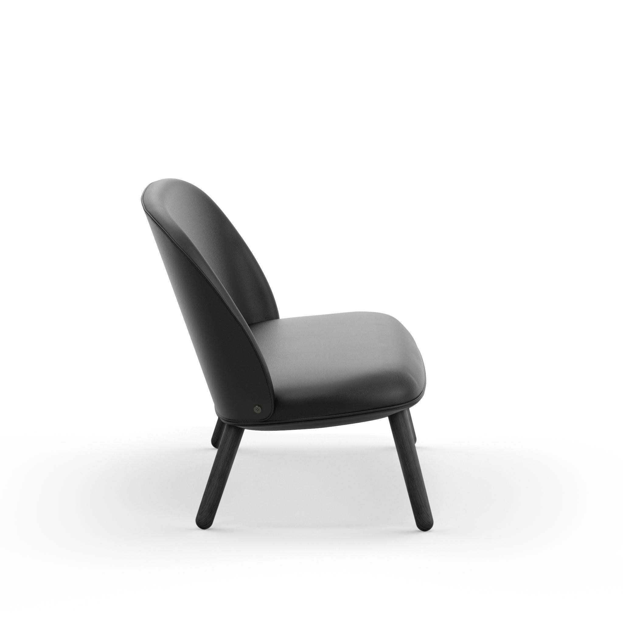 Ace Sofa schwarzer Eiche Holz