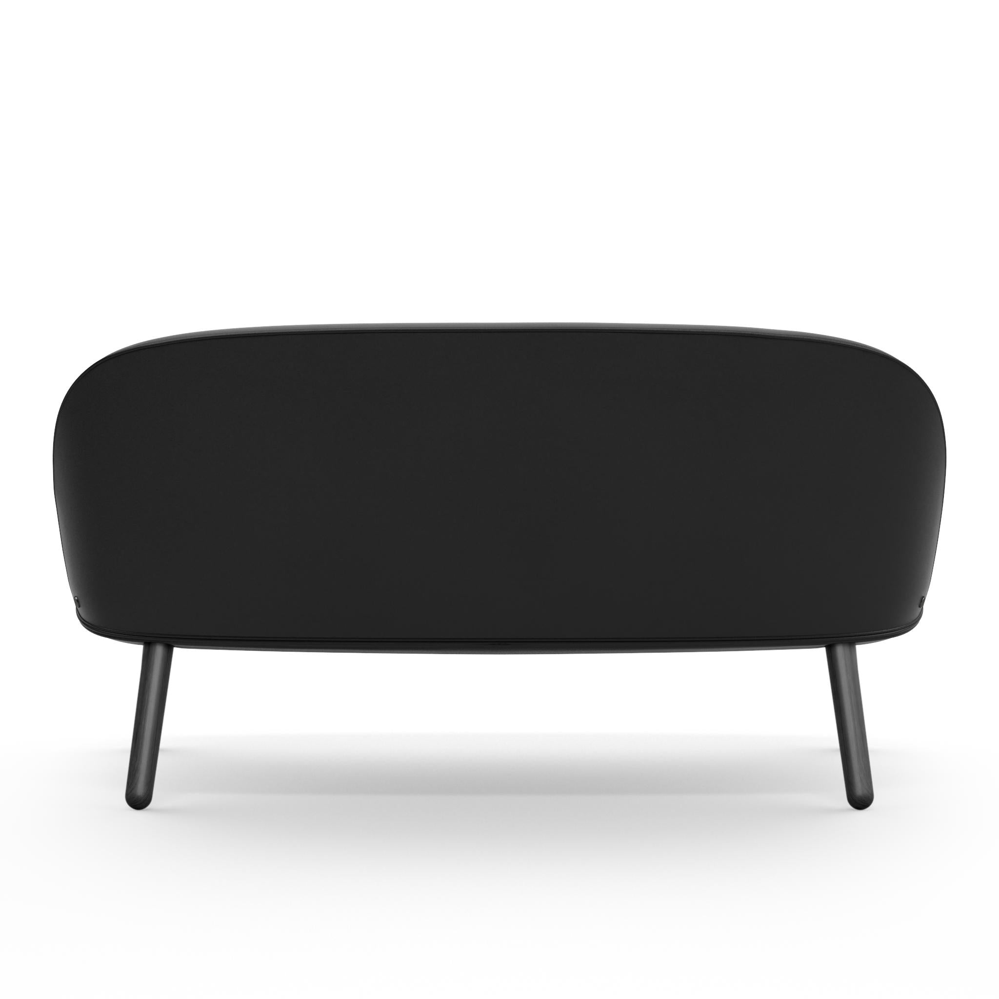 Ace Sofa schwarzer Eiche Holz