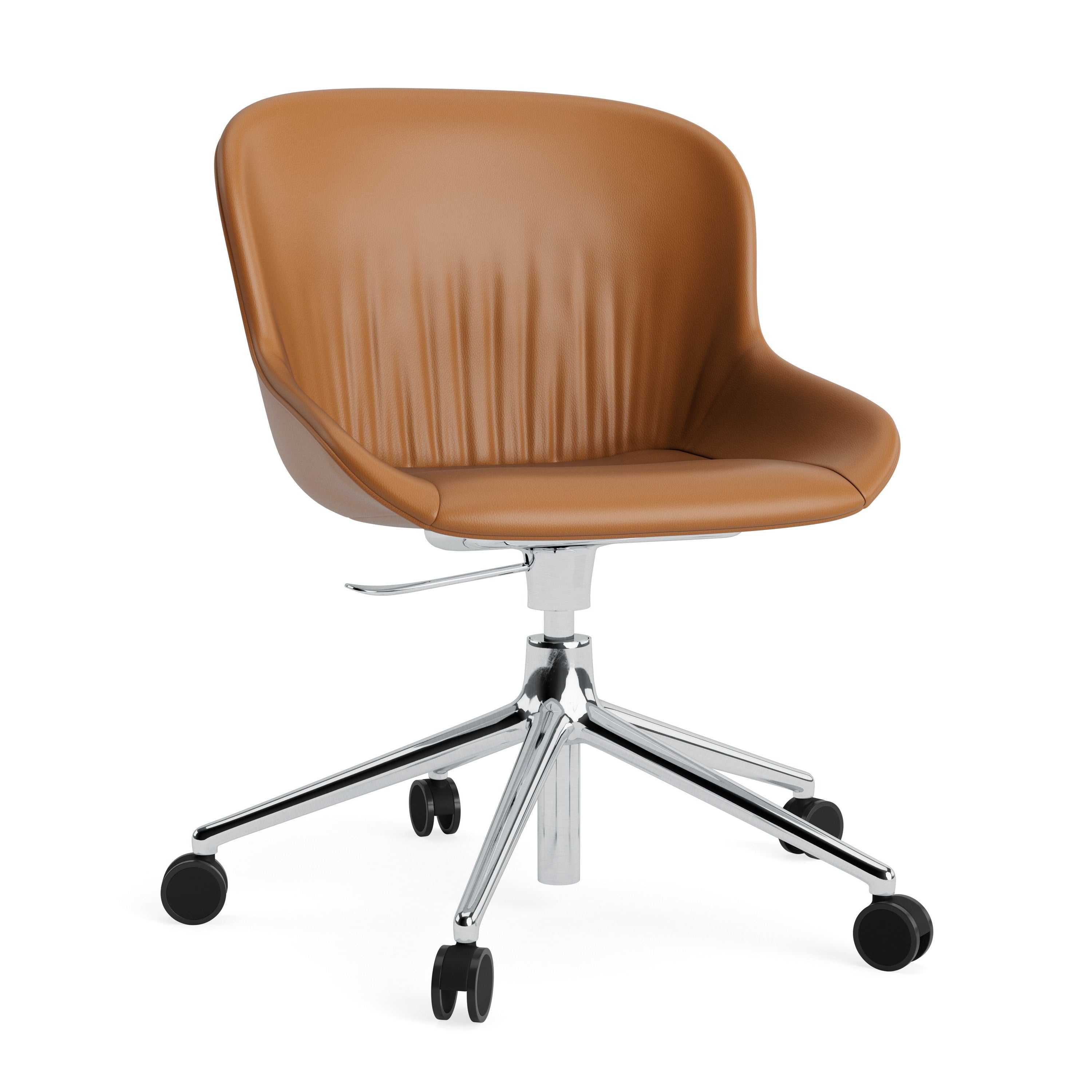 Hyg Comfort 5W Upholstered Office chair with an aluminum base