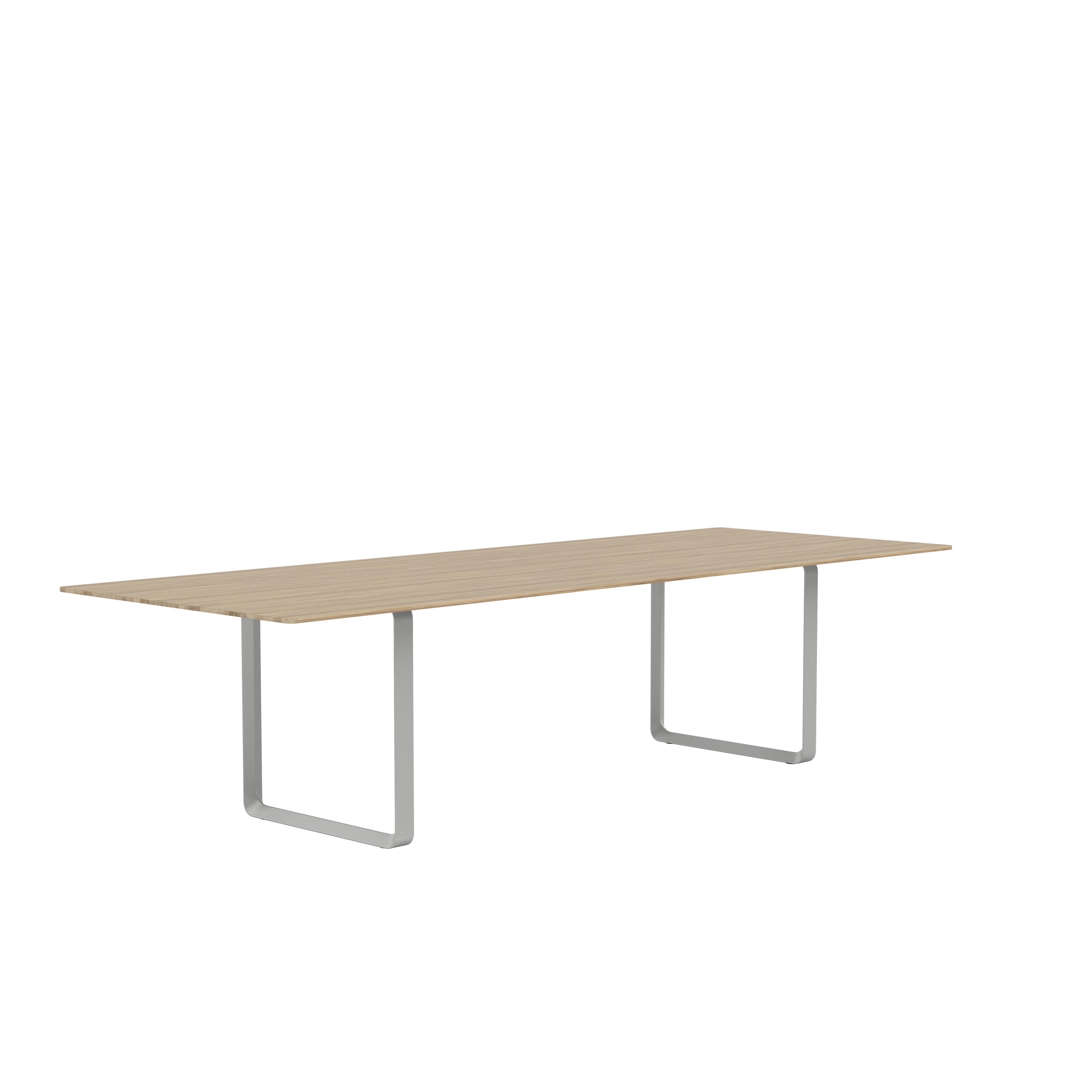 Table 70/70 oak wood with gray base