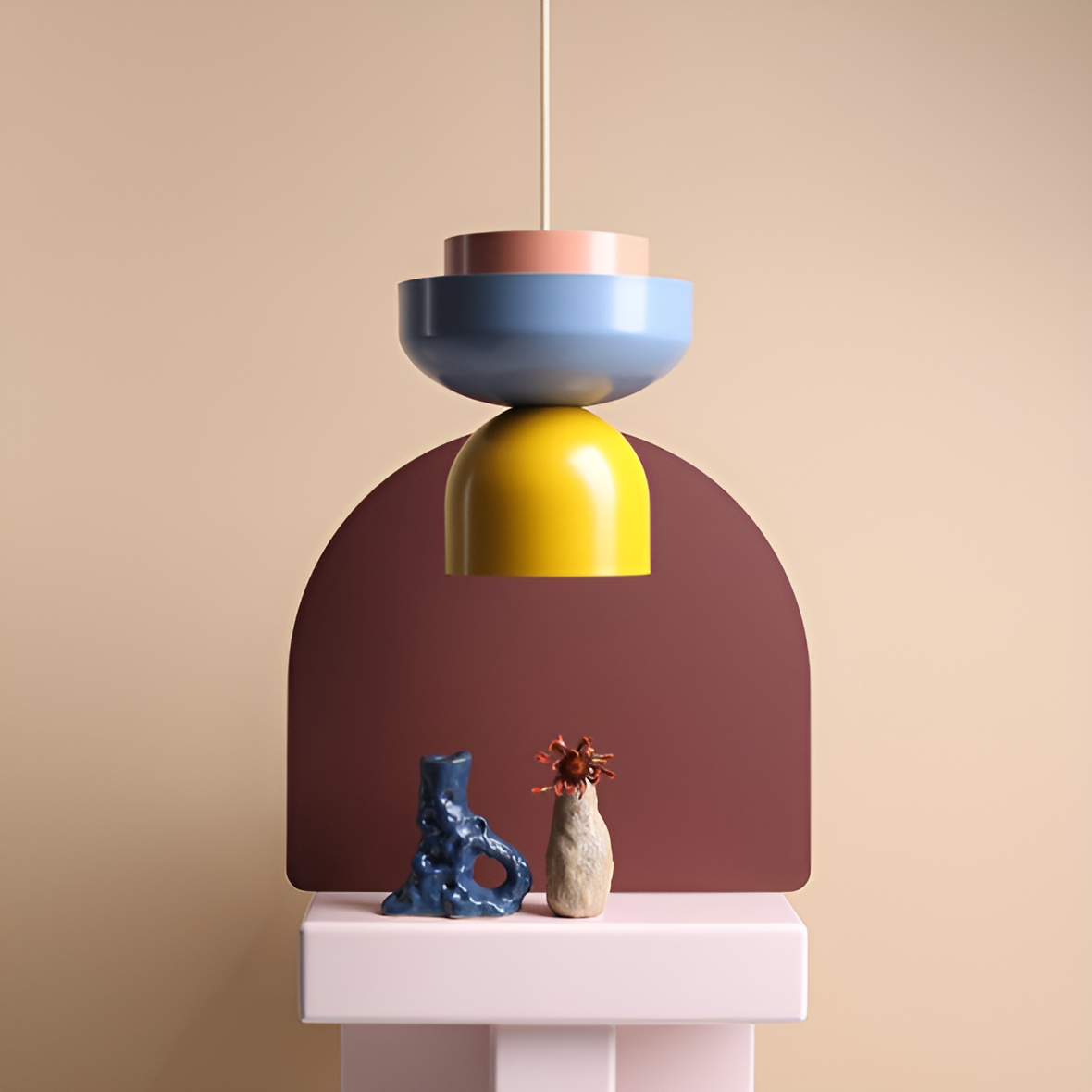 Lampa wisząca ULIA wielokolorowy