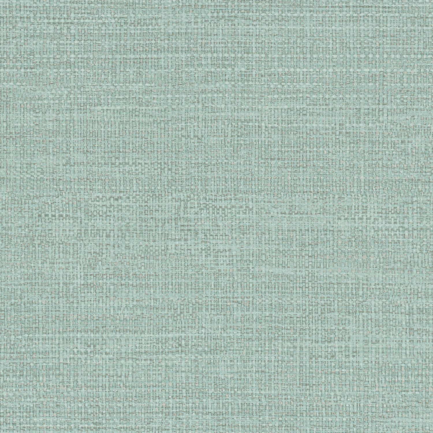 Structural wallpaper imitating canvas CARIOCA - OPALINE turquoise