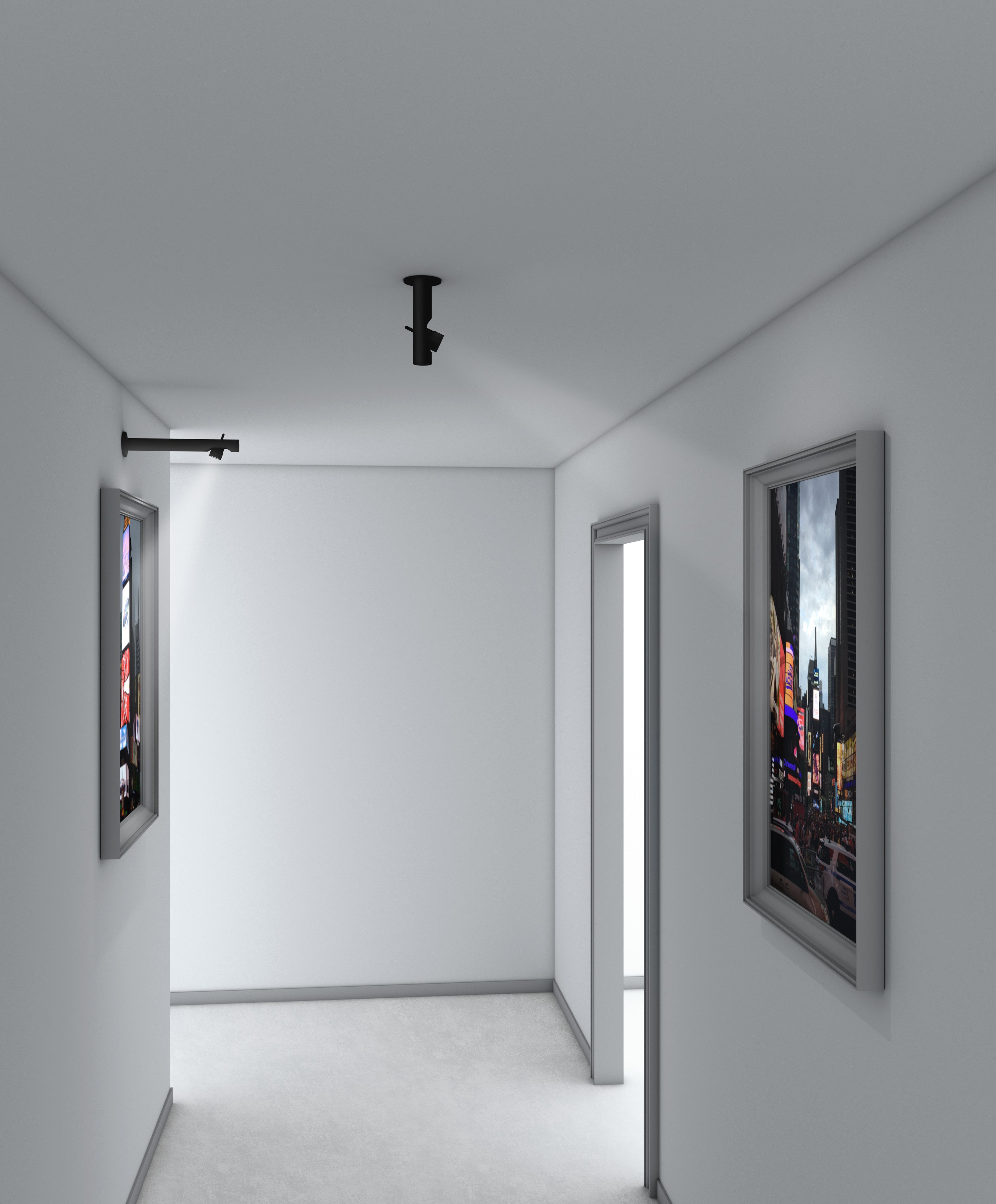 Lampa ścienna CALABRONE czarny