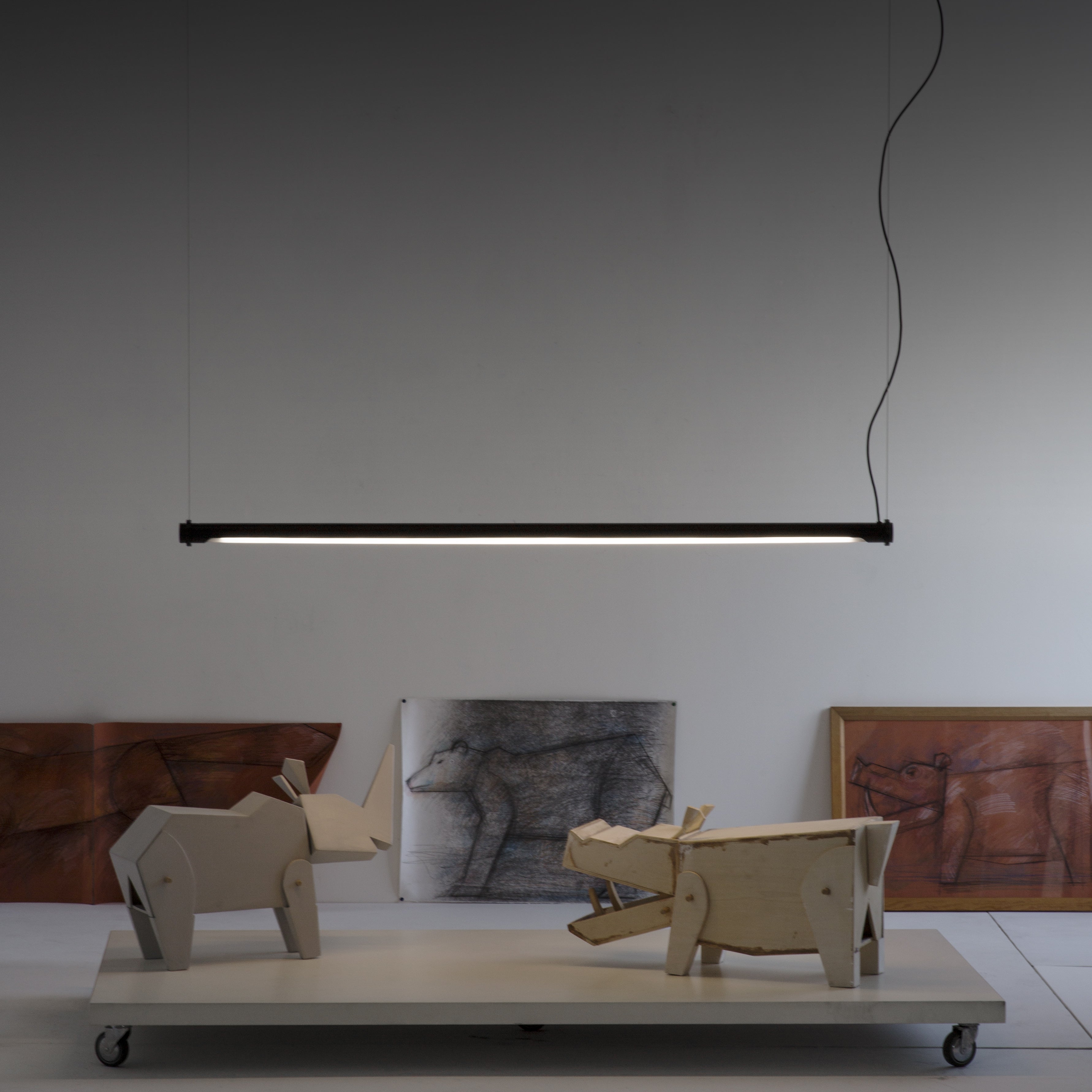 Lampa wisząca CALABRONE czarny