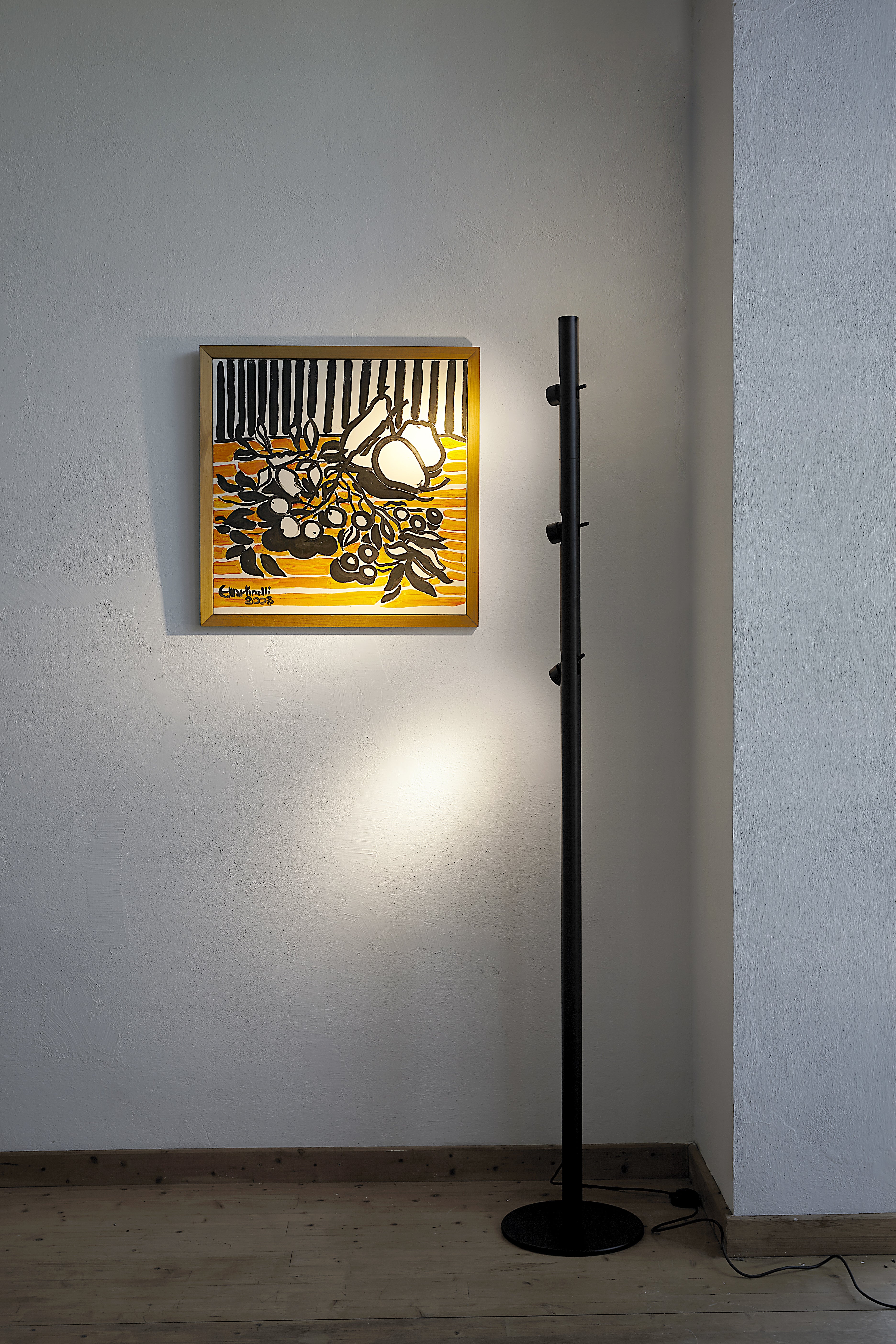 Lampa podłogowa 3-punktowa CALABRONE czarny
