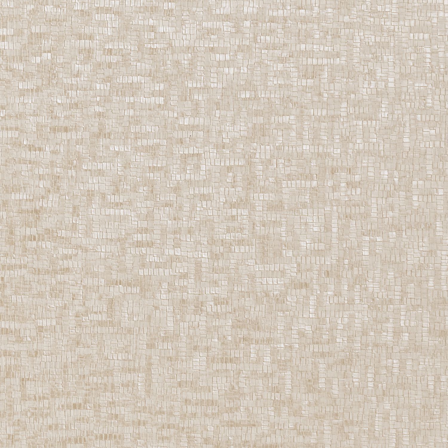 Structural wallpaper mimicking mosaic TESSELA - IVORY