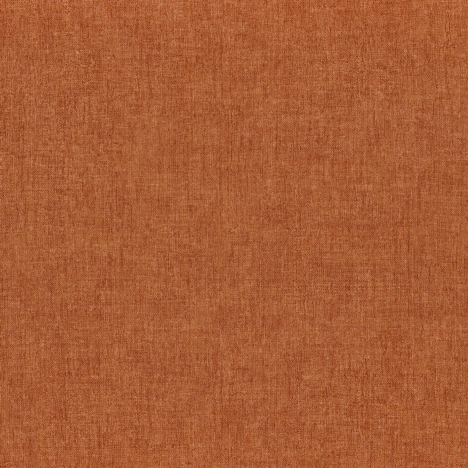 Structural wallpaper resembling canvas DIOLA - ORANGE BRULEE orange
