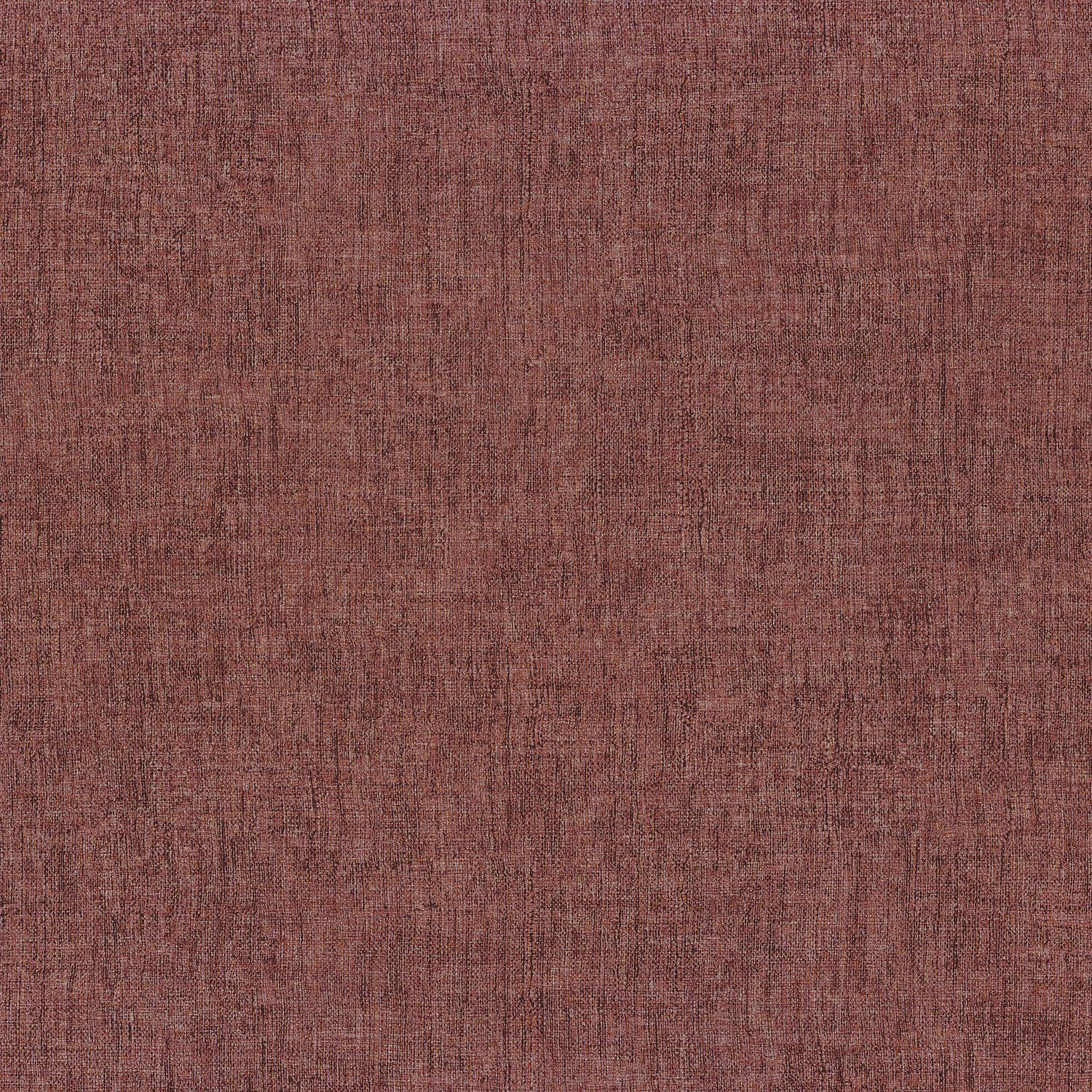 Structural wallpaper resembling canvas DIOLA - AUBERGINE burgundy