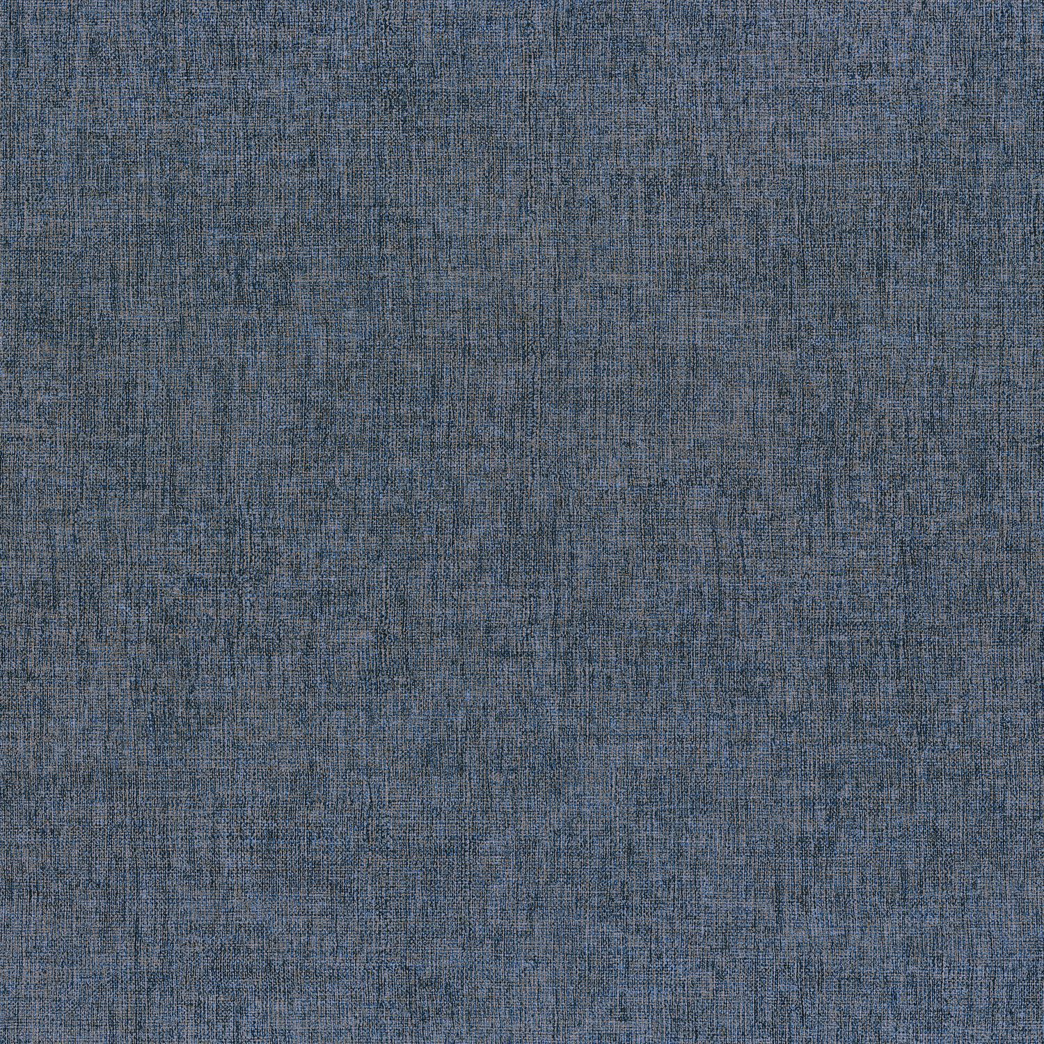 DIOLA Structural Wallpaper Imitating Canvas - MARINE Navy Blue