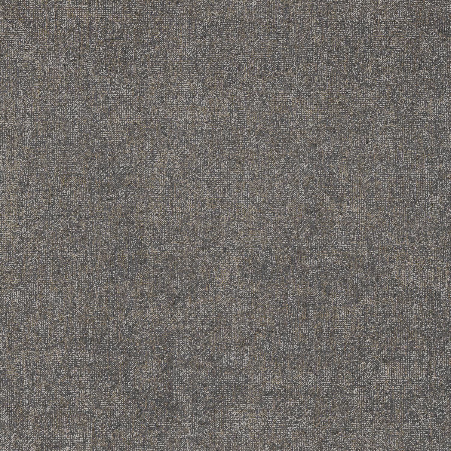 Structural wallpaper imitating linen TENERE - ACIER brown-gray