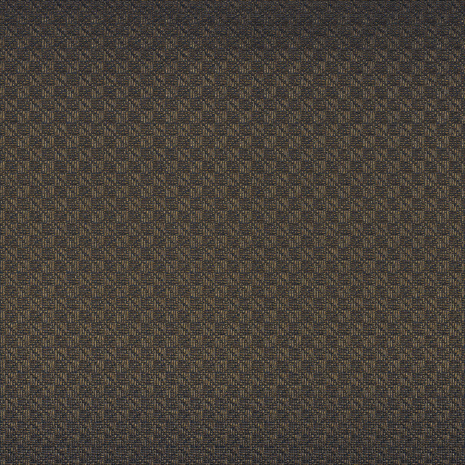 WAGARA Structural Woven Wallpaper Imitating Mosaic - ANTHRACITE/GOLD anthracite with gold