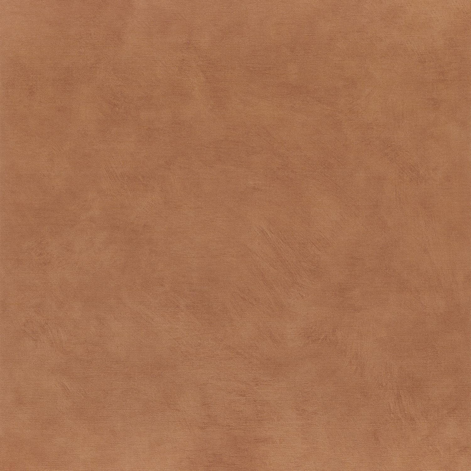 Structural wallpaper imitating canvas ARGILE - FAUVE rusty brown