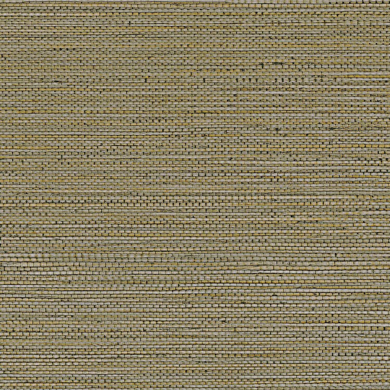 Structural wallpaper imitating seagrass fibers ZOSTERA - DARK GREEN KAKI
