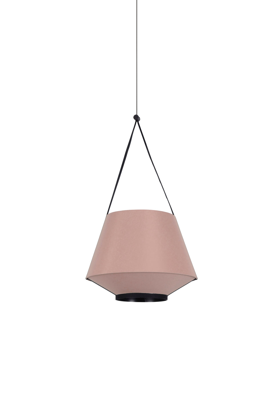 Carrie pink hanging lamp