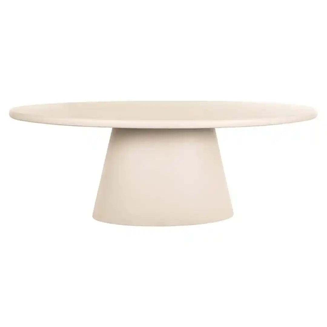 Ovaler Tisch CLAYTON beige