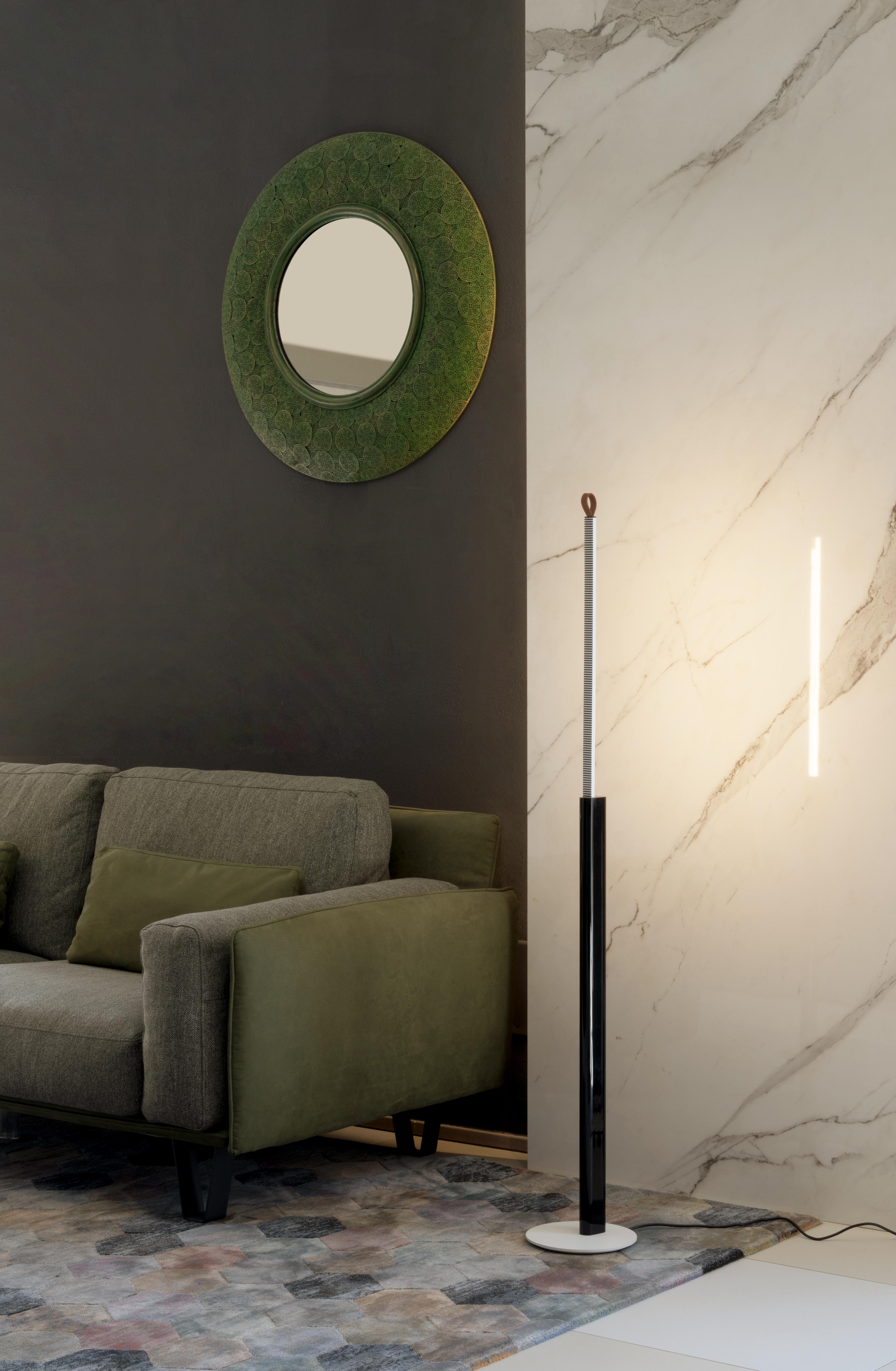 Metrica Floor Lamp in Glossy White
