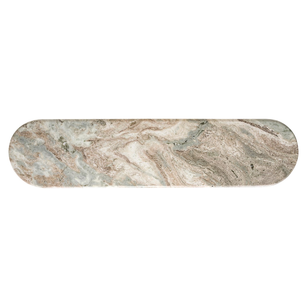 CORONEL console in beige with a marble top