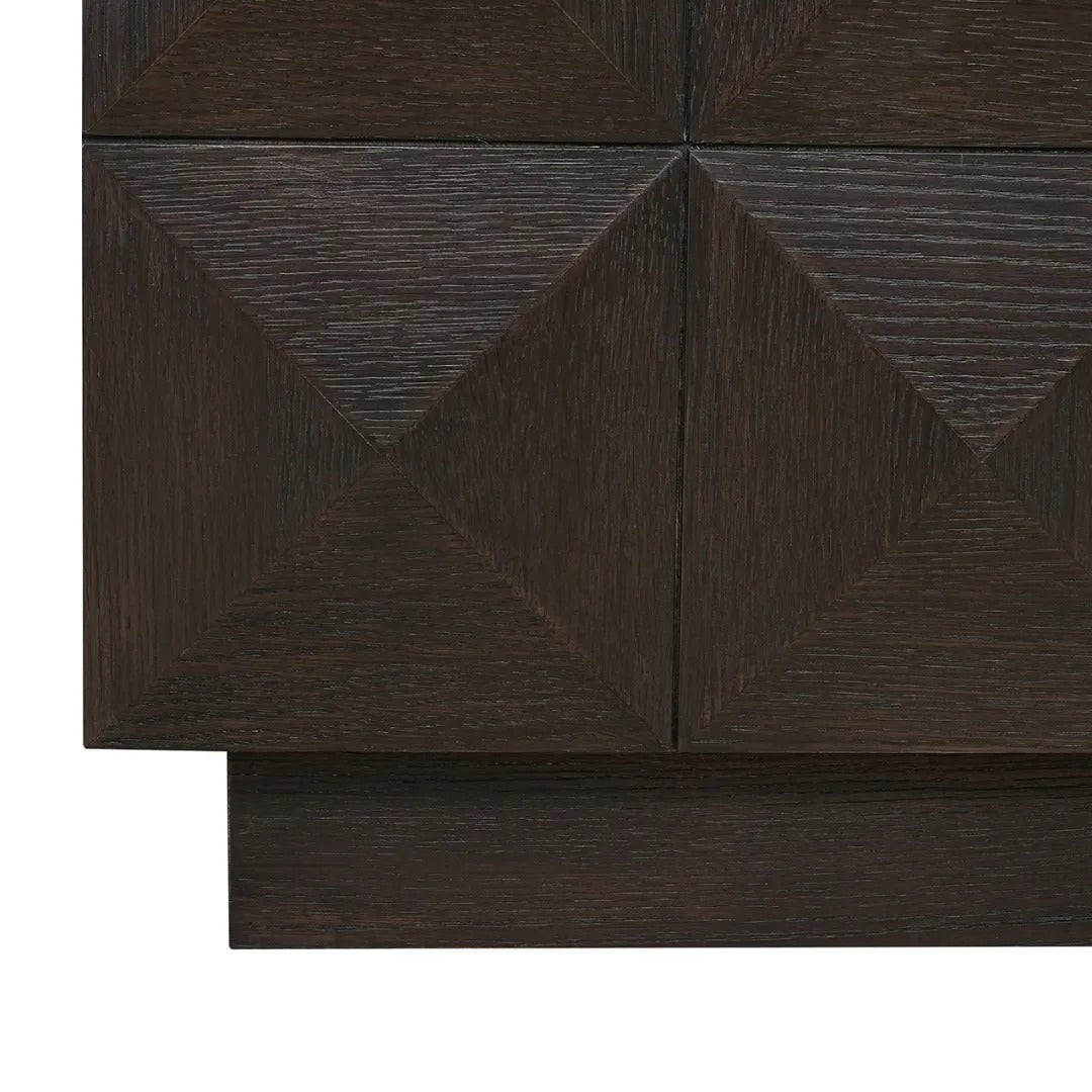 CLAREMONT TV cabinet brown with beige top