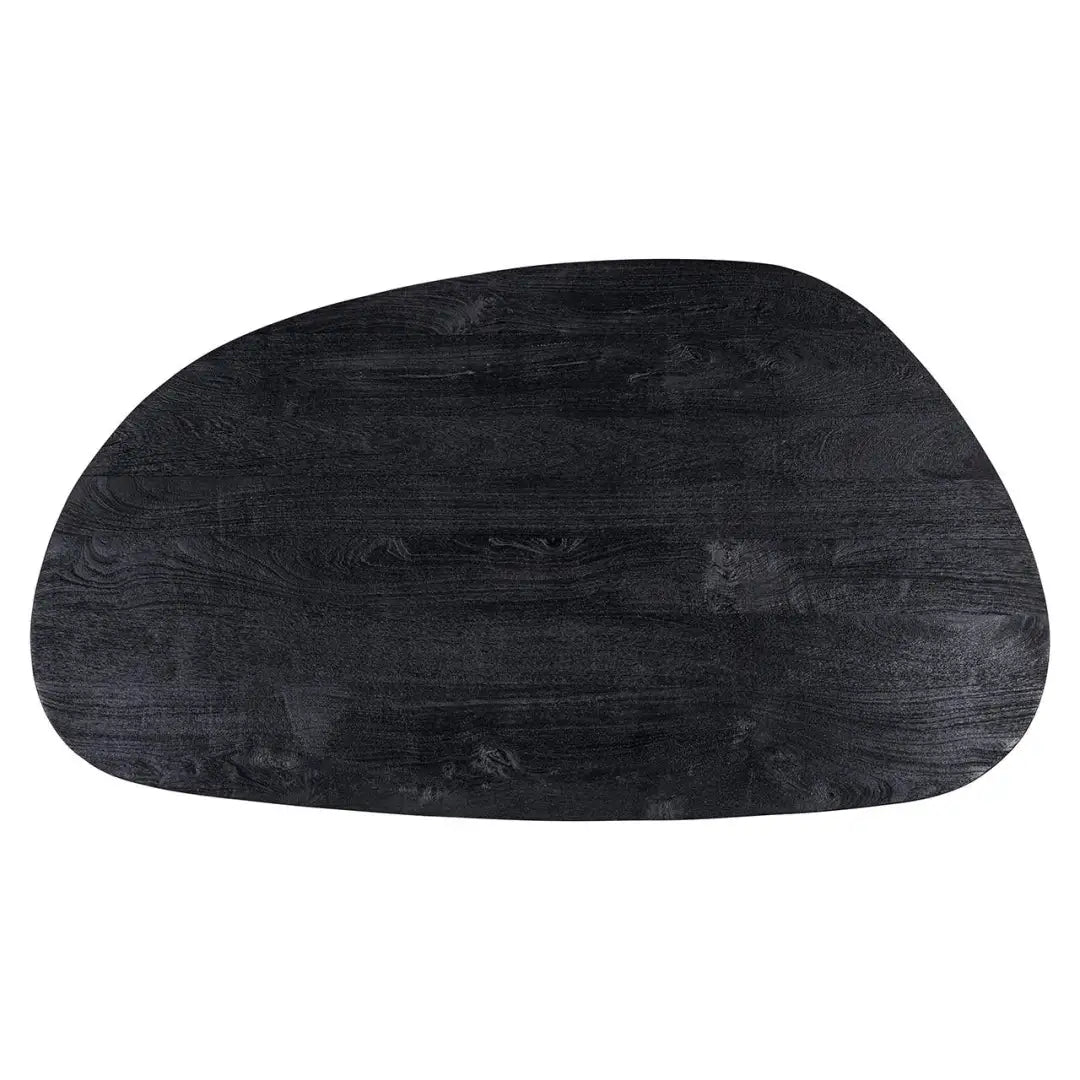 HUDSON coffee table black mango wood