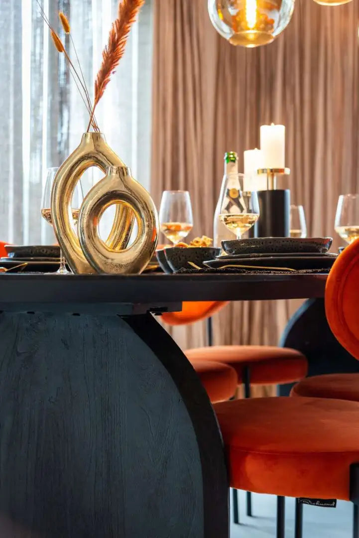HUDSON Table Black Mango Wood