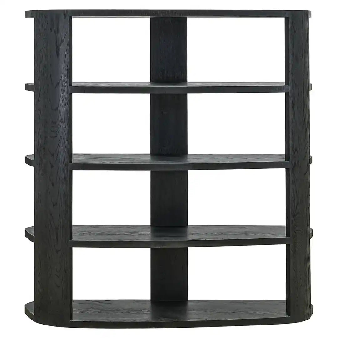 NAVARINO dark oak veneer shelf
