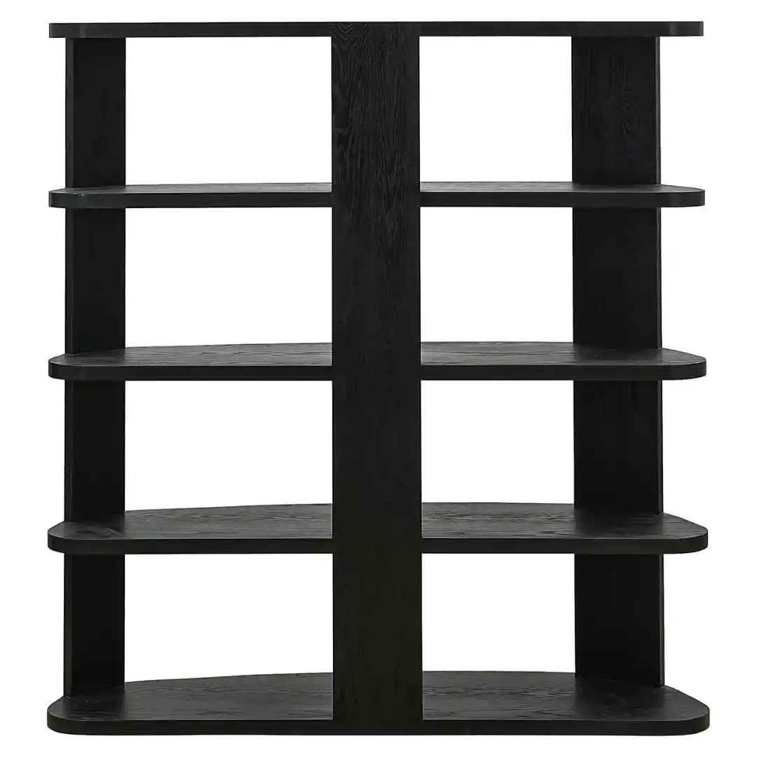 NAVARINO dark oak veneer shelf