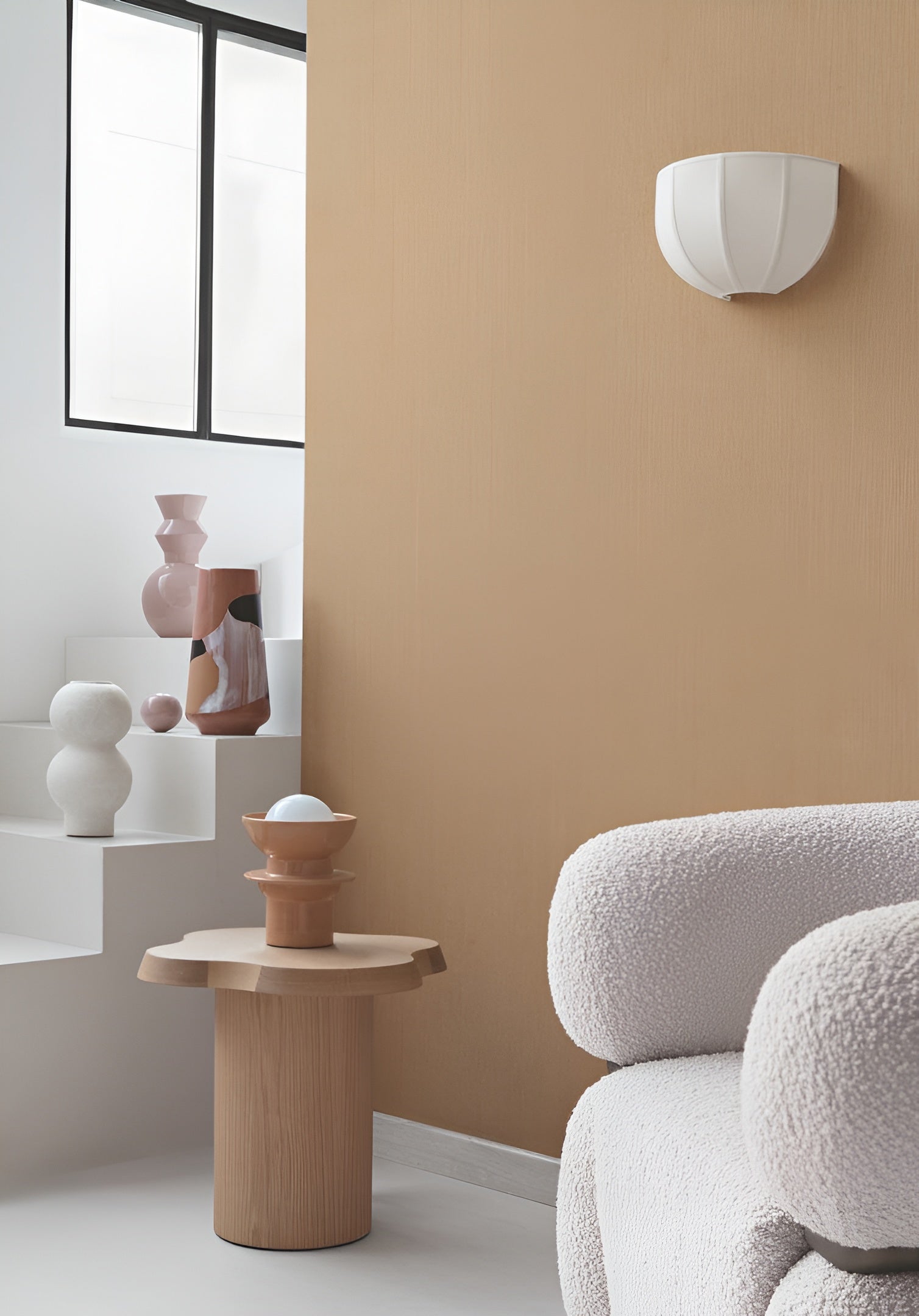 Textiltapete aus Leinen LINORA - ORAGE sturmblau