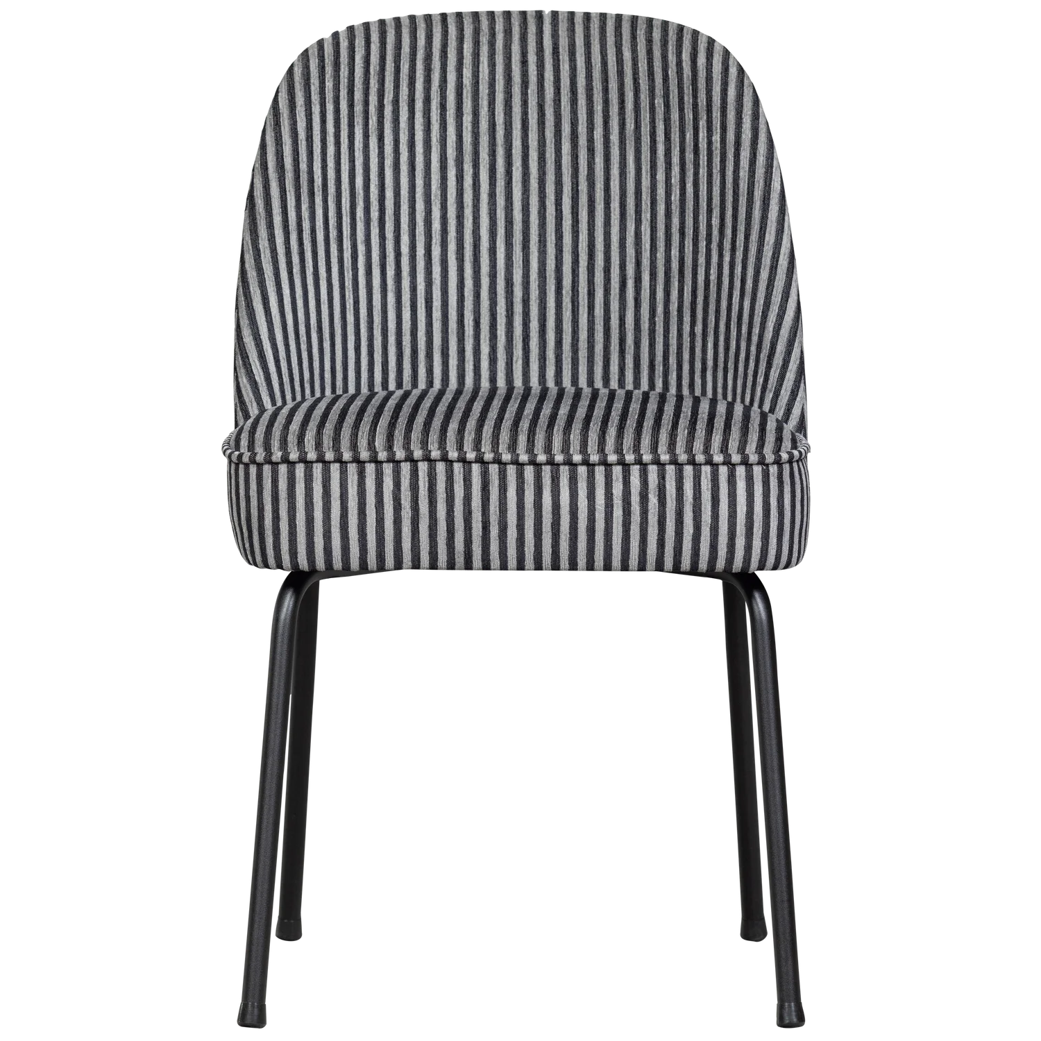 Vogue chair black and white striped