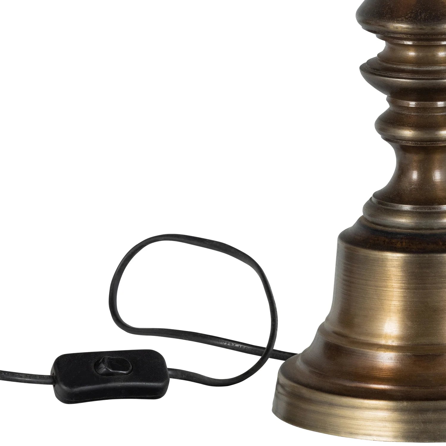 Lampensockel OHM antikes Messing