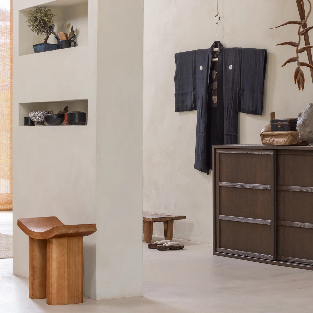 Wooden Japan stool