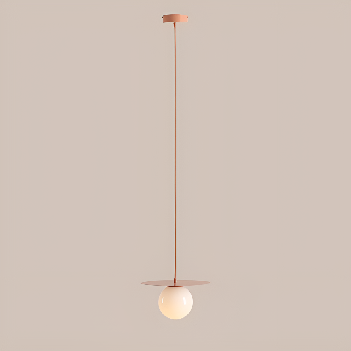 Hanging lamp coral loop