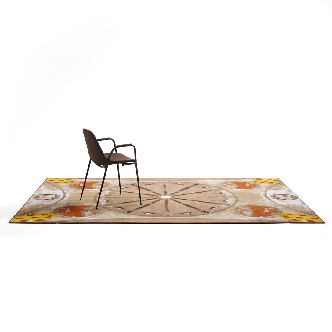 Teppich OLD SACRISTY beige-rot