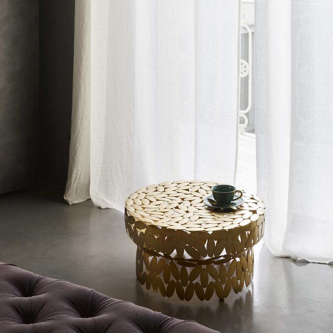 Kaffeetisch FOLIAE gold