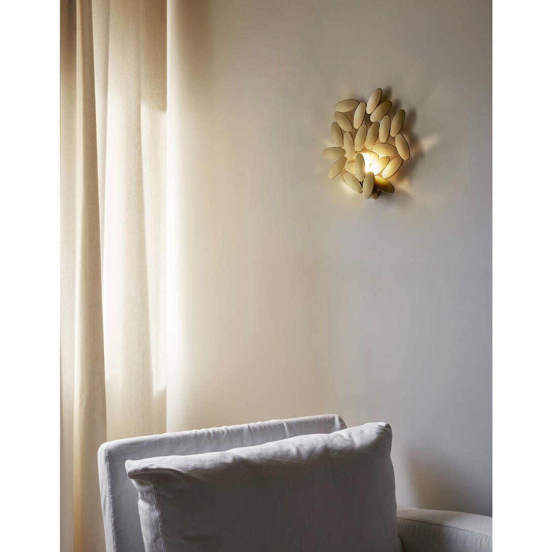 Wandleuchte FOLIAE gold