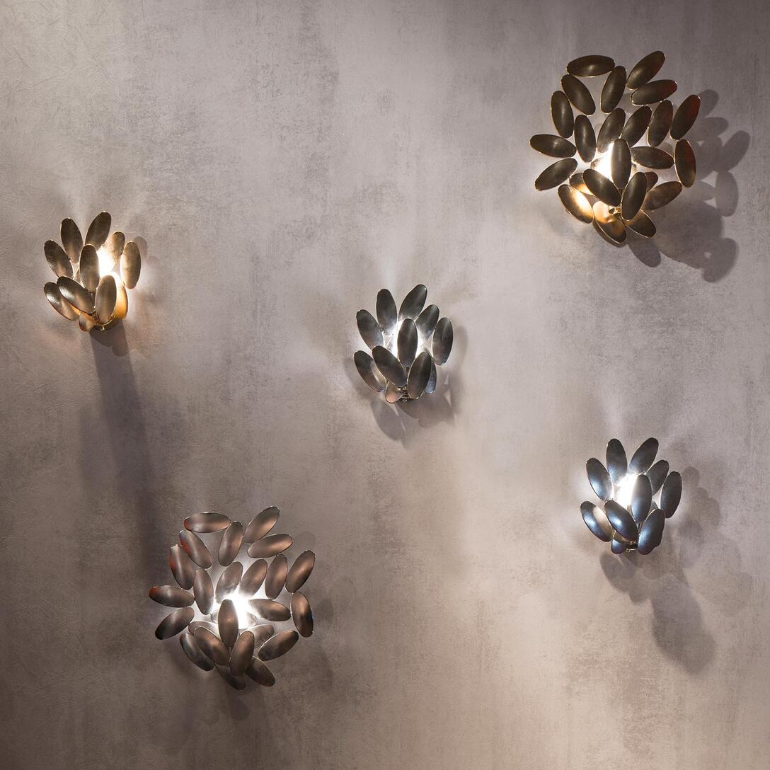 Wandleuchte FOLIAE gold