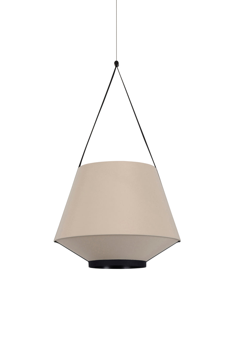 Carrie beige hanging lamp