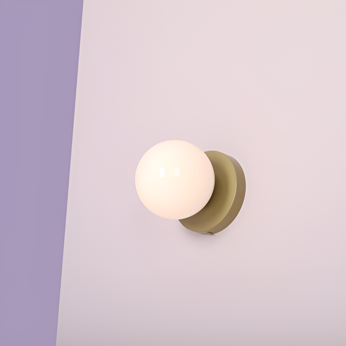 Wall lamp Ball Duo pistachio